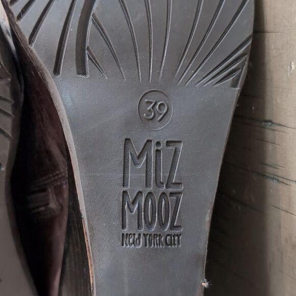 Miz Mooz Nimah Wedge Boot Mocha Size 39 - Picture 12 of 15